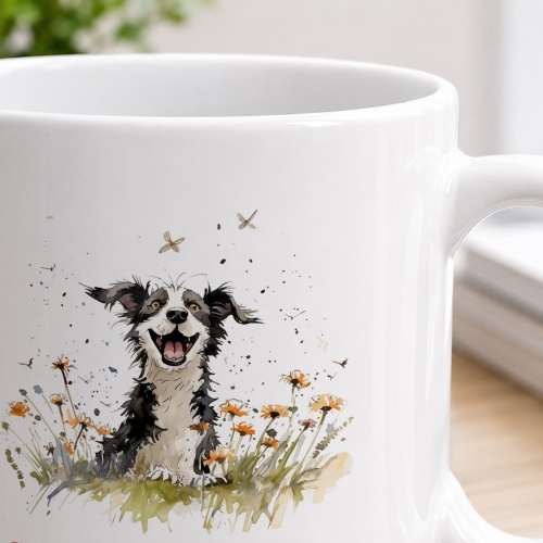 Tasse »Border Collie Herz«