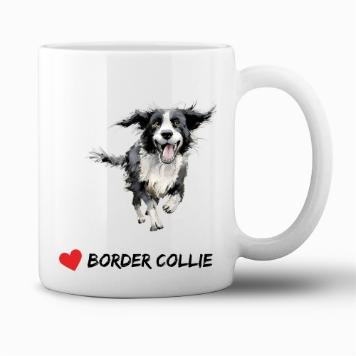 Tasse »Herz Border Collie«