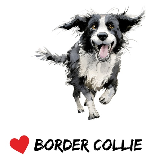 Tasse »Herz Border Collie«