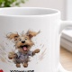 Tasse »Yorkshire Terrier Herzmotiv«