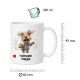 Tasse »Yorkshire Terrier Herzmotiv«