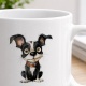 Tasse »Herz Boston Terrier«