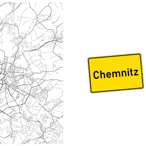 Tasse "Map Chemnitz"