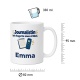 Personalisierte Tasse »Journalistin«