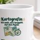 Personalisierte Tasse »Kartografin«