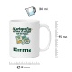 Personalisierte Tasse »Kartografin«