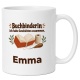 Personalisierte Tasse »Buchbinderin«