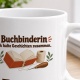 Personalisierte Tasse »Buchbinderin«