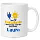 Personalisierte Tasse »Elektrikerin«