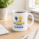 Personalisierte Tasse »Elektrikerin«