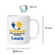 Personalisierte Tasse »Elektrikerin«