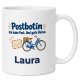 Personalisierte Tasse »Postbotin«
