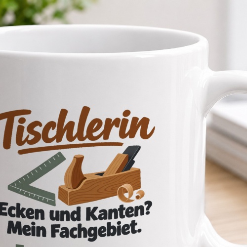 Personalisierte Tasse »Tischlerin«