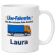 Personalisierte Tasse »Lkw-Fahrerin«