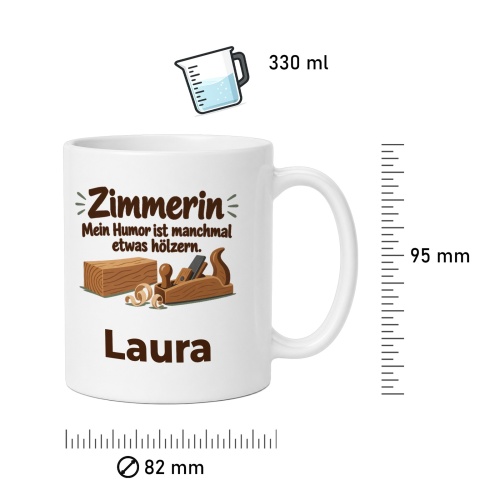 Personalisierte Tasse »Zimmerin«