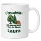 Personalisierte Tasse »Forstwirtin«