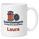 Personalisierte Tasse »Schornsteinfegerin«