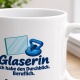 Personalisierte Tasse »Glaserin«