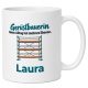Personalisierte Tasse »Gerüstbauerin«