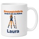 Personalisierte Tasse »Vermessungstechnikerin«