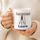 Personalisierte Tasse »Vermessungstechnikerin«