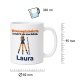 Personalisierte Tasse »Vermessungstechnikerin«
