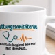 Personalisierte Tasse »Rettungssanitäterin«