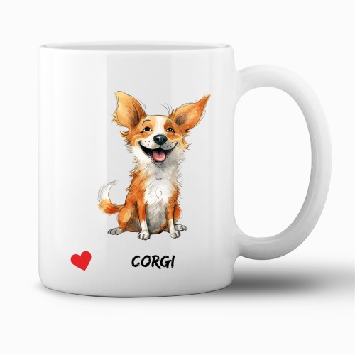 Tasse »Corgi Herz«