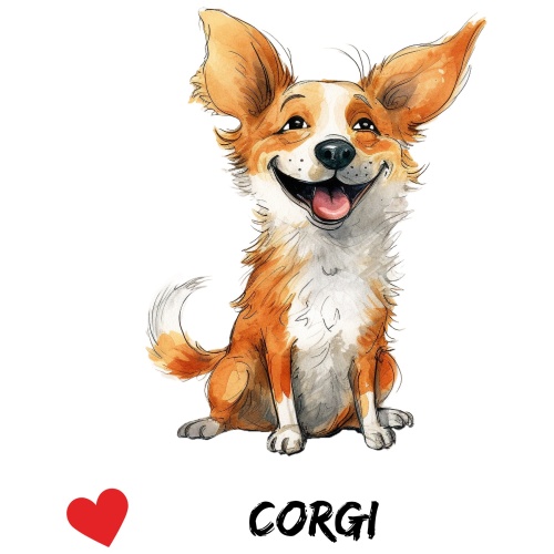 Tasse »Corgi Herz«