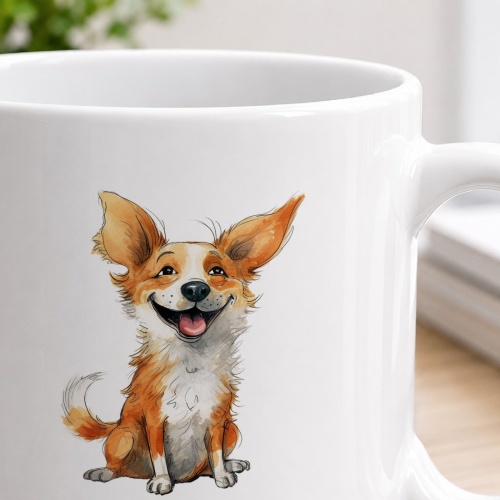 Tasse »Corgi Herz«