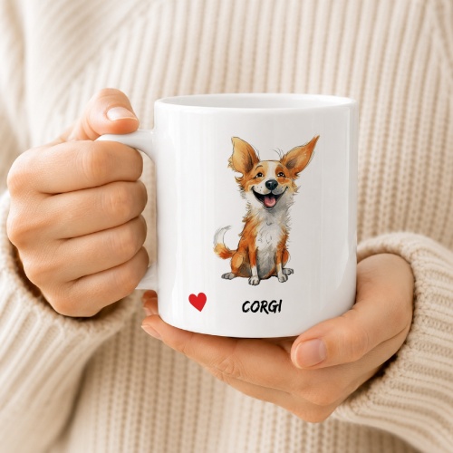 Tasse »Corgi Herz«