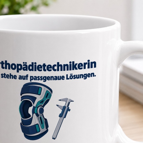 Personalisierte Tasse »Orthopädietechnikerin«