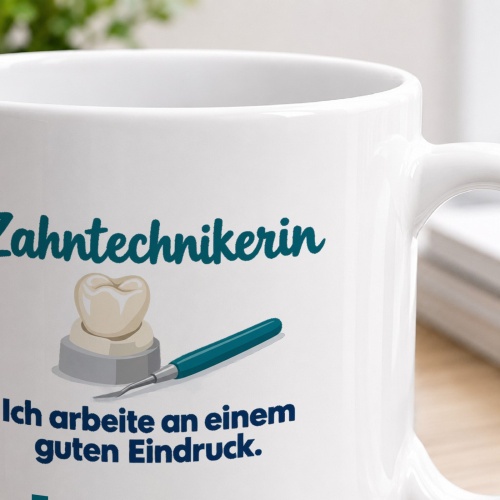 Personalisierte Tasse »Zahntechnikerin«