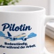 Personalisierte Tasse »Pilotin«
