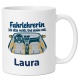 Personalisierte Tasse »Fahrlehrerin«