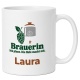 Personalisierte Tasse »Brauerin«