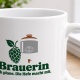 Personalisierte Tasse »Brauerin«
