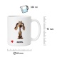 Tasse »Dackel Herzmotiv«