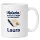 Personalisierte Tasse »Notarin«