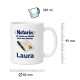 Personalisierte Tasse »Notarin«