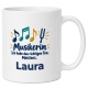 Personalisierte Tasse »Musikerin«