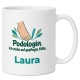 Personalisierte Tasse »Podologin«