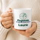 Personalisierte Tasse »Fluglotsin«