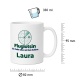 Personalisierte Tasse »Fluglotsin«