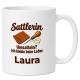 Personalisierte Tasse »Sattlerin«