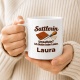 Personalisierte Tasse »Sattlerin«