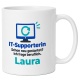 Personalisierte Tasse »IT-Supporterin«