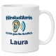 Personalisierte Tasse »Hörakustikerin«
