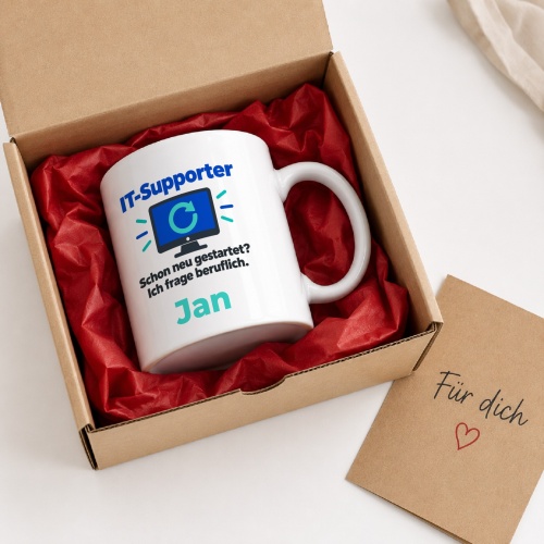 Personalisierte Tasse »IT-Supporter«