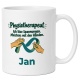 Personalisierte Tasse »Physiotherapeut«